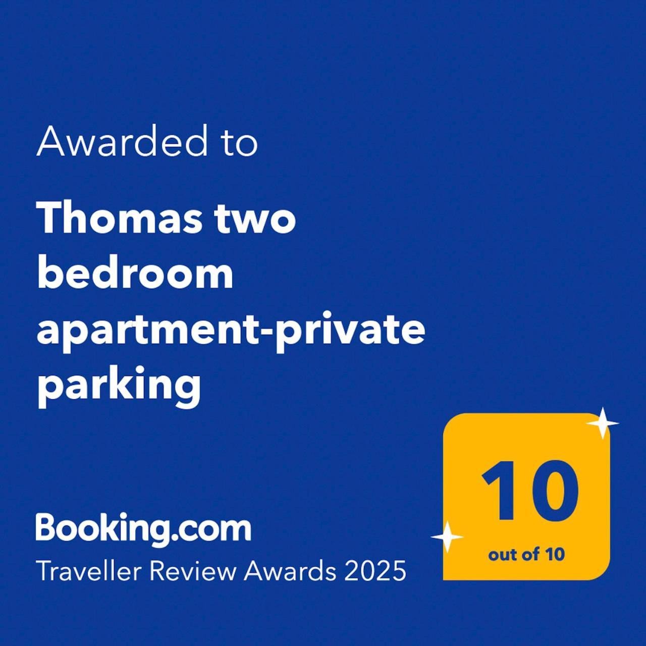 Thomas Two Bedroom Apartment-private Parking * Σκόπια